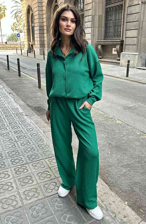 CO ORD GABY BRIGHT GREEN