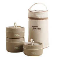 Mehrlagige isolierte Lunchbox mit GRATIS Tragetasche - ThermoBox