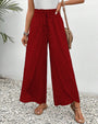 Damenhose mit hoher Taille & geometrischem Muster – Sapphira