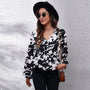 Luftige & bunte Damenbluse mit Muster - Leona