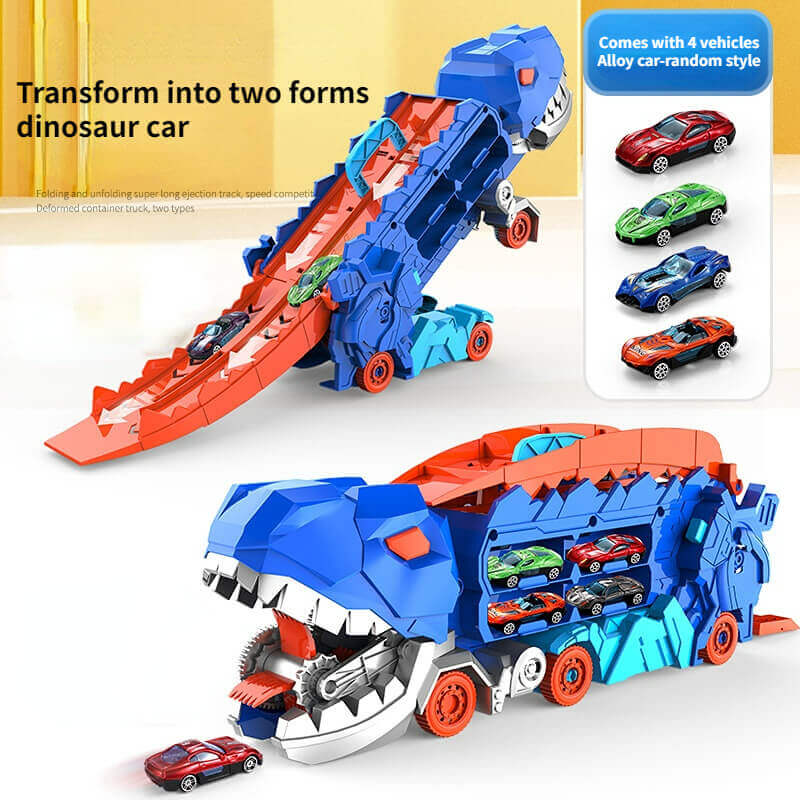 3-in-1 Race Truck voor Kinderen -  T-Rex Transporter