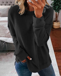 Einfarbiges Damen-Sweatshirt - Serena