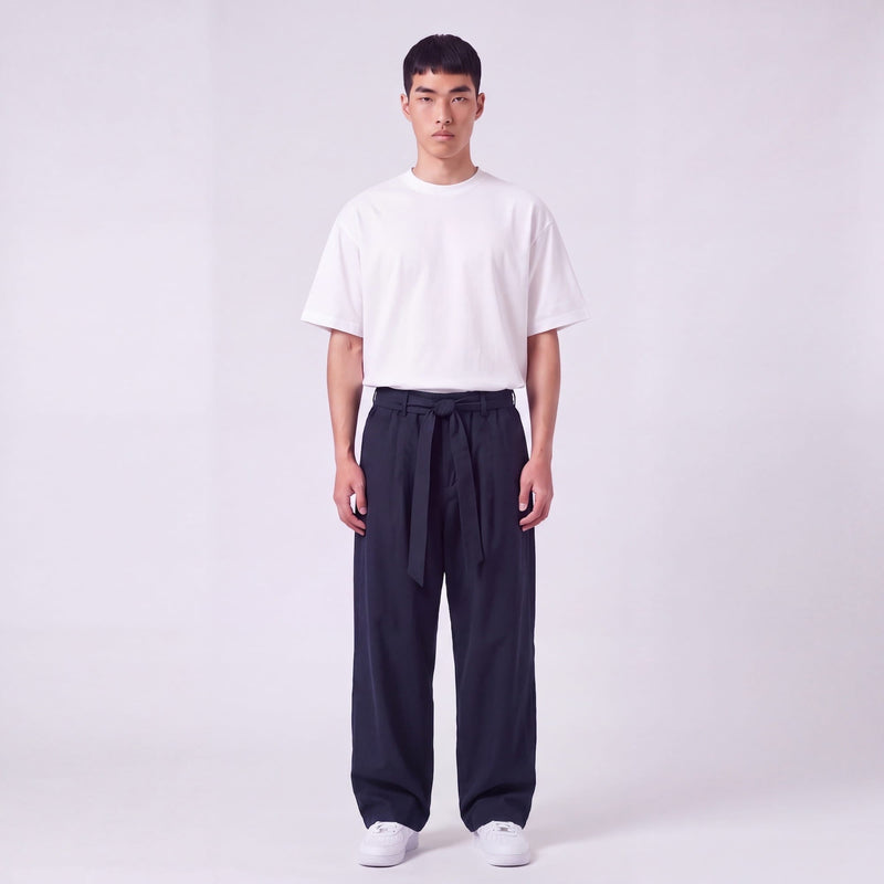 Japanese-Style Comfort Pants with Adjustable Ankles 2