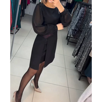 Klassisches Kleid mit langen Ärmeln - Isabelle