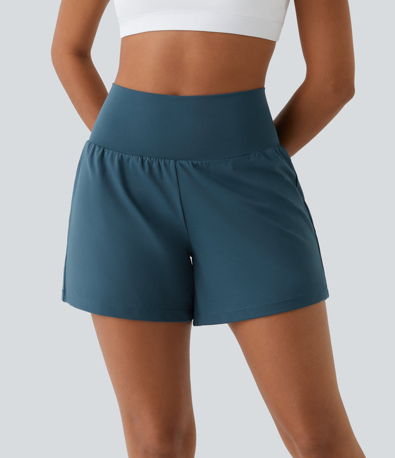 Atmungsaktive & Schnell Trocknende High-Waist Damen-Fitnessshorts – Mirabella