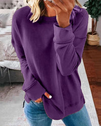 Einfarbiges Damen-Sweatshirt - Serena