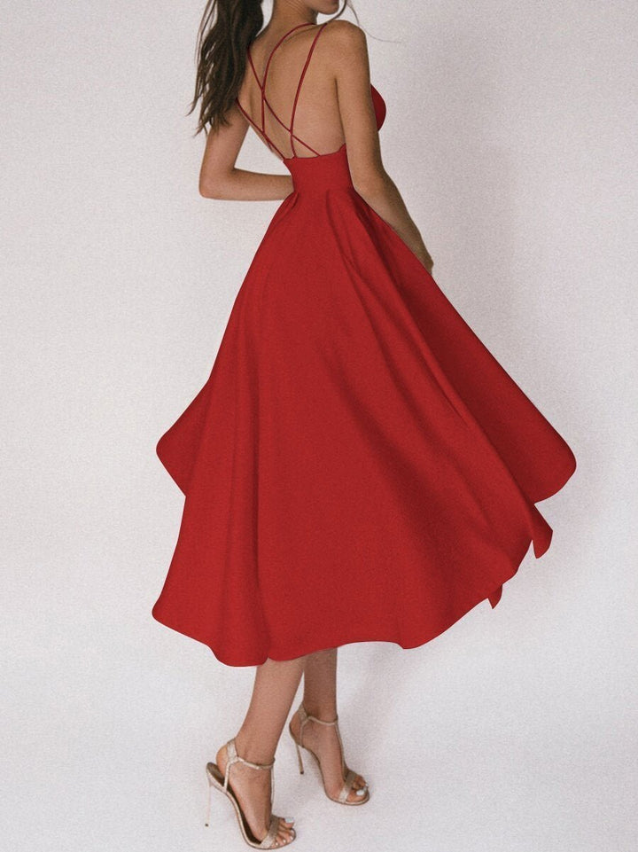 Trägerkleid mit V-Ausschnitt - Noa