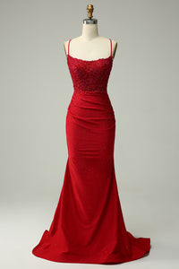 Stylish Mermaid Halter Neck Ball Gown - Lara