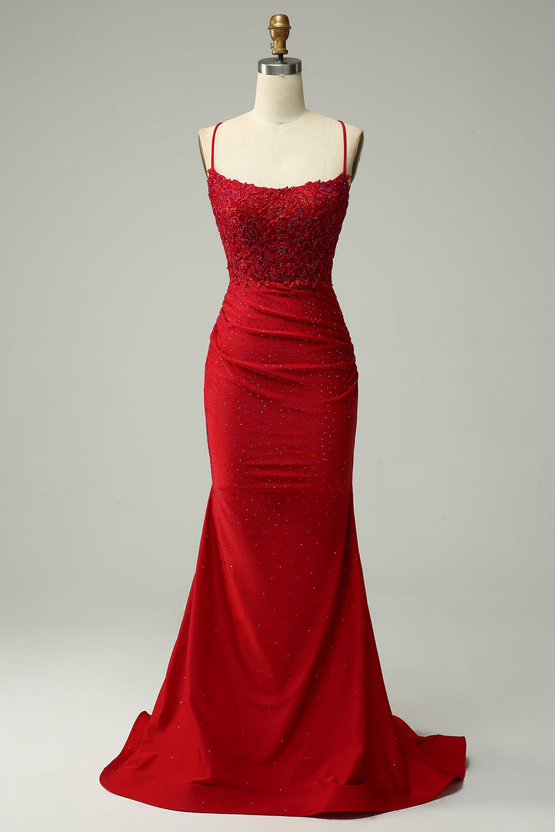 Stylish Mermaid Halter Neck Ball Gown - Lara