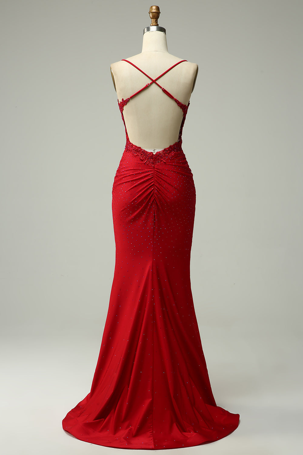 Stylish Mermaid Halter Neck Ball Gown - Lara