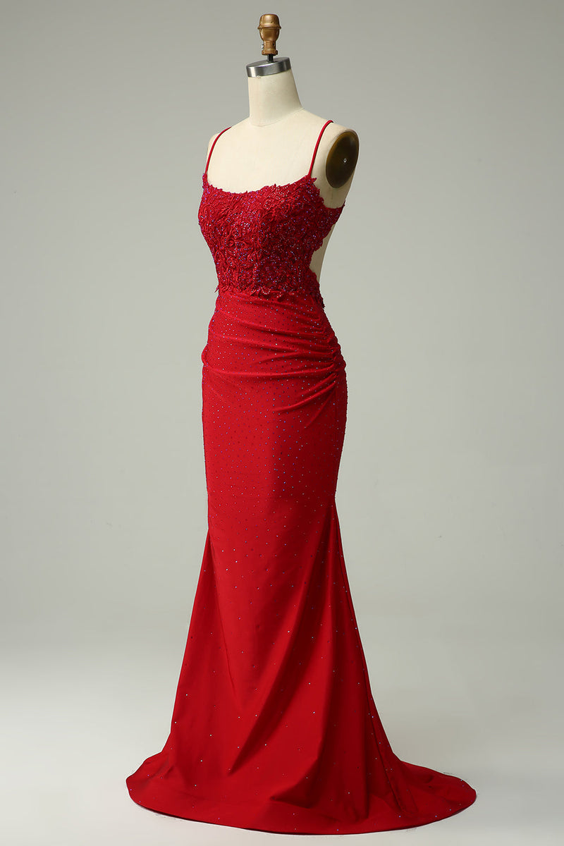 Stylish Mermaid Halter Neck Ball Gown - Lara
