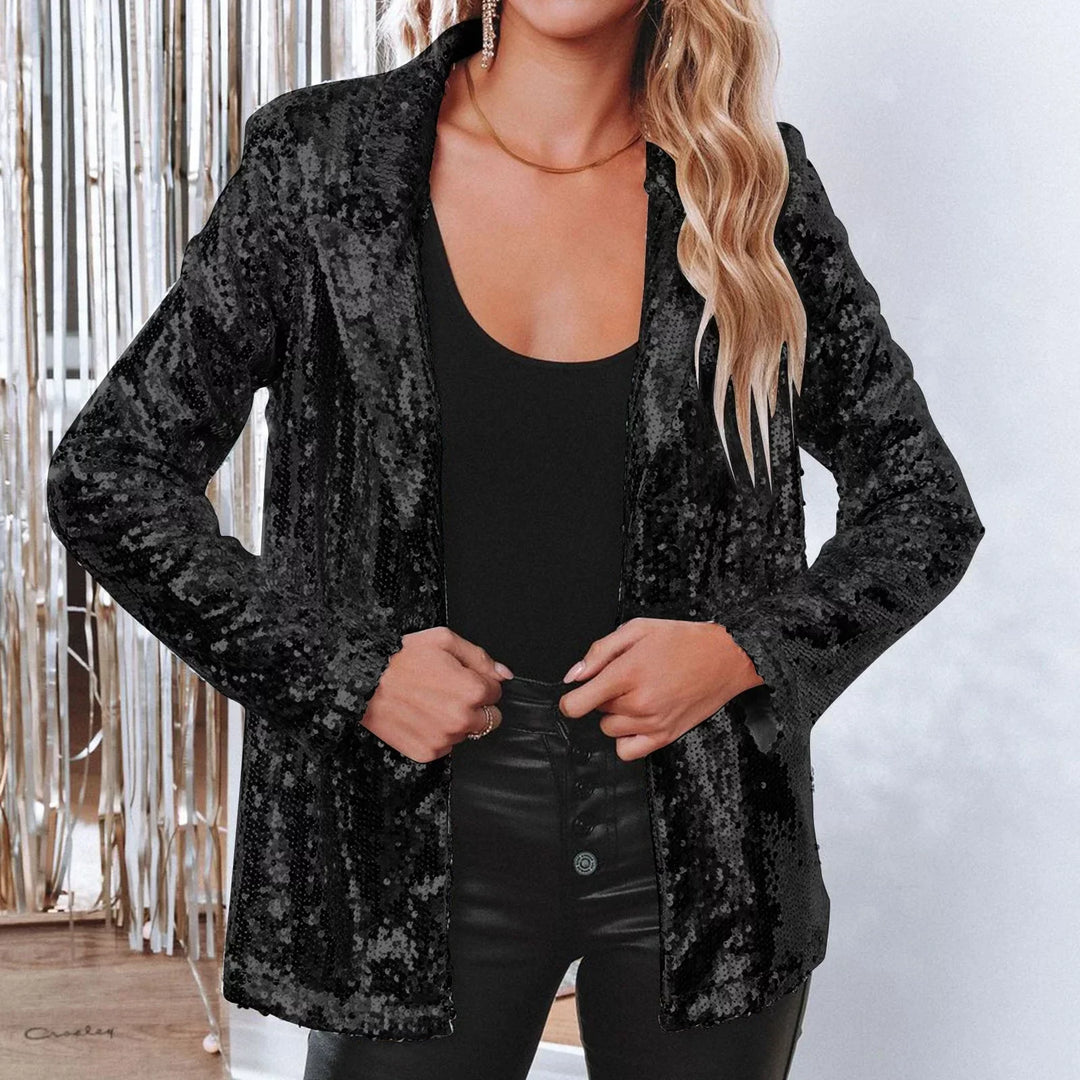 Trendiger Paillettenblazer - Olivia