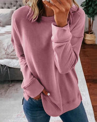 Einfarbiges Damen-Sweatshirt - Serena