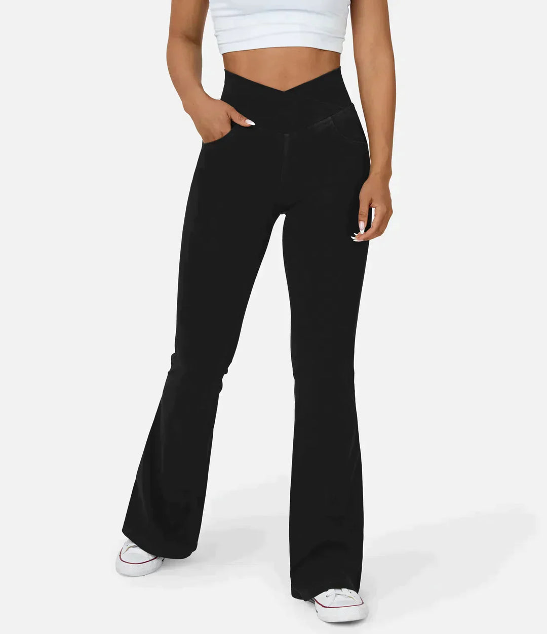 Stilvolle Bootcut Jeans für Damen - Rosa