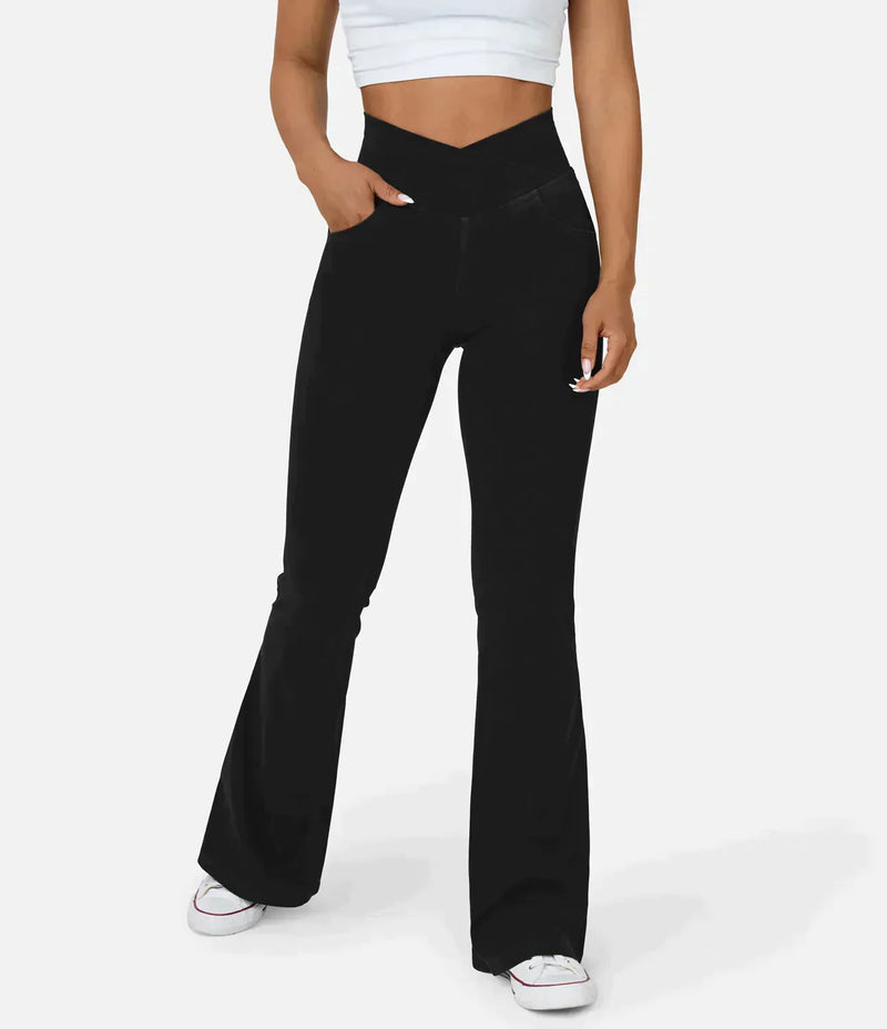 Stilvolle Bootcut Jeans für Damen - Rosa
