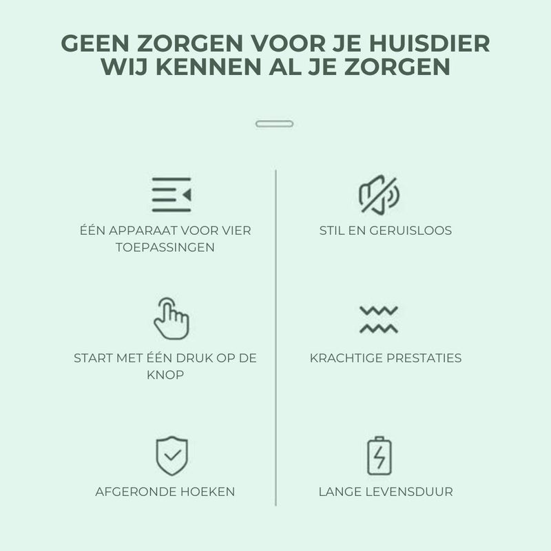 4-in-1 Huisdieren Trimmer - TrimMaster Pro