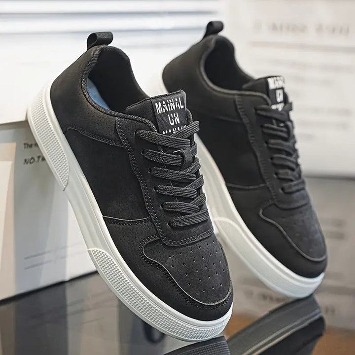 Herren-Wanderschuhe aus Wildleder mit bequemer Sohle und Stil - Marco