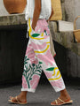 Damen Komforthose mit Print – Nova