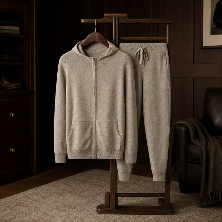 Premium Merino Loungeset voor Heren – Merivo