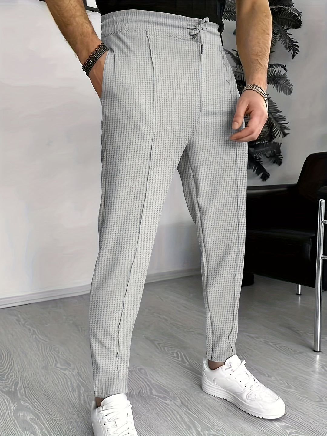 Bequeme Waffel Jogginghose für Herren - Finn