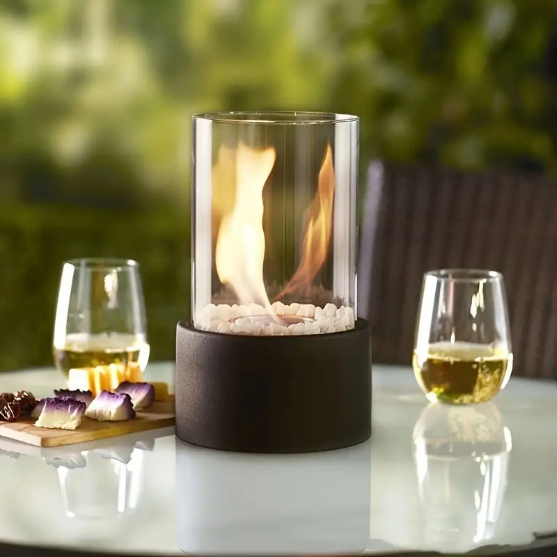 Zeitgenössische tragbare Feuerquelle - GlowFlicker