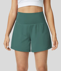 Atmungsaktive & Schnell Trocknende High-Waist Damen-Fitnessshorts – Mirabella