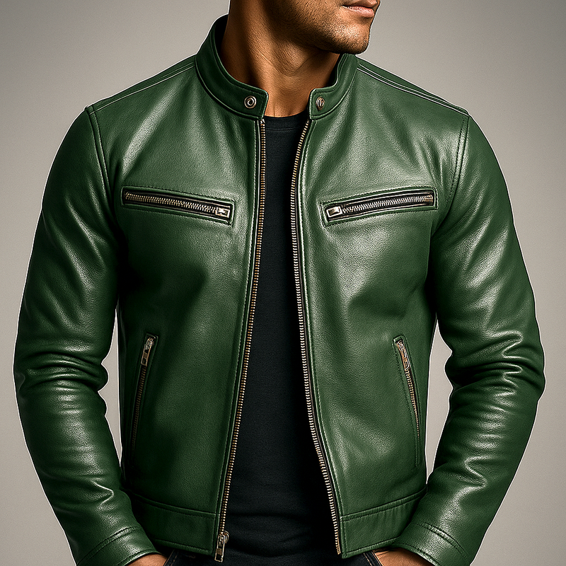 Vintage Leather Jacket for Men – Timeless Style, Premium Craftsmanship 1