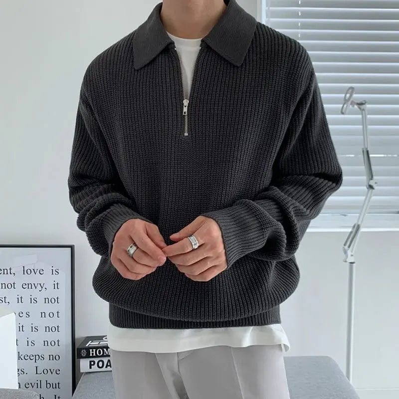 Klassischer Herren-Sweater mit Reißverschluss - Wellington
