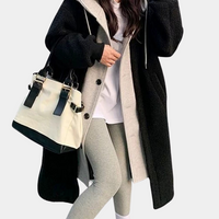 Casual Lange Damesjas met Capuchon - Isla