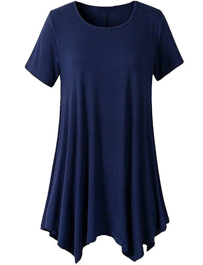 Locker sitzendes Damen-T-Shirt mit kurzen Ärmeln – Taryn