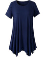 Locker sitzendes Damen-T-Shirt mit kurzen Ärmeln – Taryn