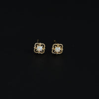 Zarte Vintage Ohrringe mit Opal - Seraphina