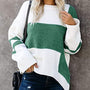 Gestreifter Casual Damenpullover – Juliette