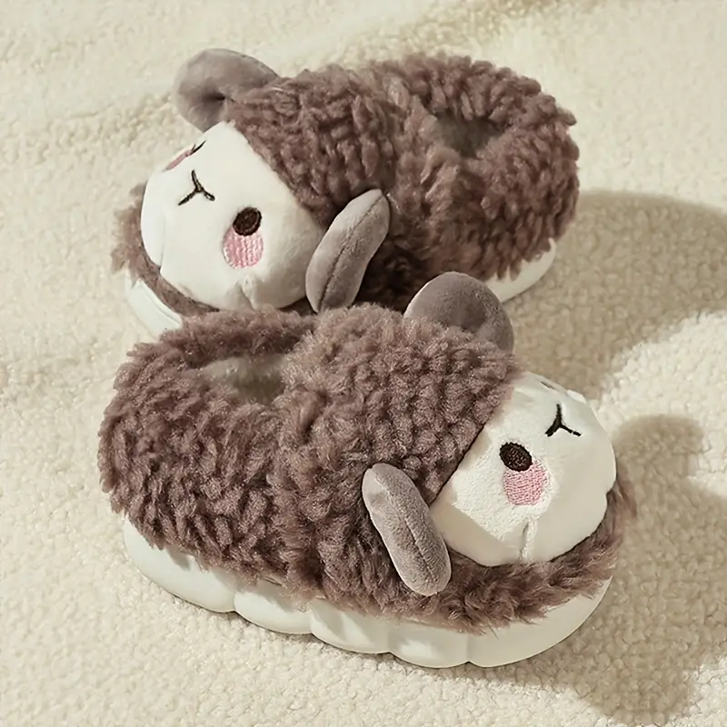 Kinderschlappen mit Schäfchen – WoollySteps