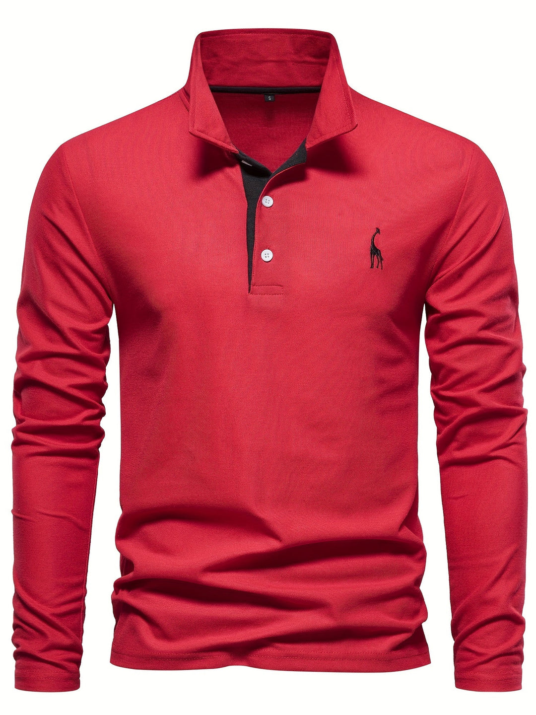 Bequemer Herren Polo mit Langen Ärmeln