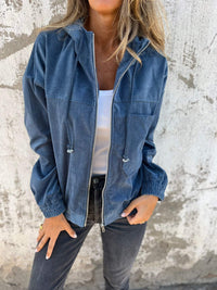 Casual Dames Hoodie met Capuchon en Rits – Noemi