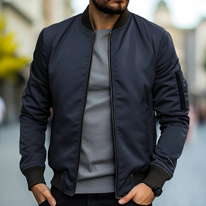 Herren Bomberjacke mit Arm Tasche – Jaron
