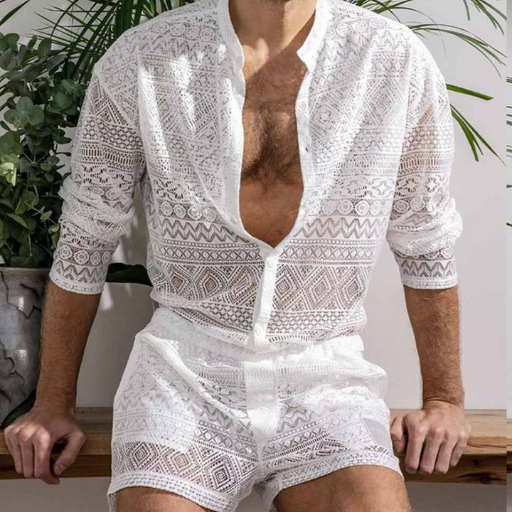Luftiges Spitzen-Sommeroutfit für Herren - Cai