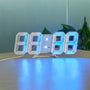 3D LED Wanduhr mit Dimmbarer Beleuchtung – Timora
