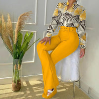 Zweiteiliger Anzug mit Hose und Bluse - Livia