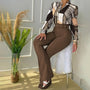 Zweiteiliger Anzug mit Hose und Bluse - Livia
