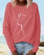 Sweatshirt mit Katzenprint - Paws