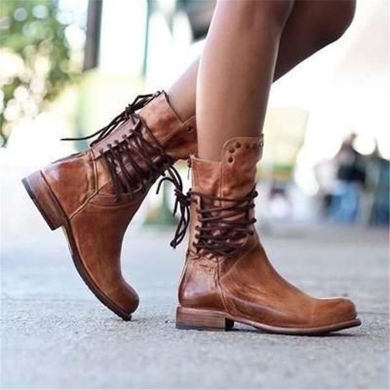 Stilvolle Leder Damen Schuhe - Sophie