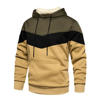 Patchwork Hoodie | Warme Fleece-Streetwear
