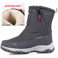 Halbhohe Snowboots | Warme Winterstiefel