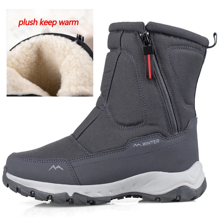 Halbhohe Snowboots | Warme Winterstiefel
