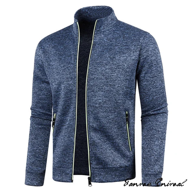 Sweatweste | Sweatshirt mit umgeschlagenem Kragen
