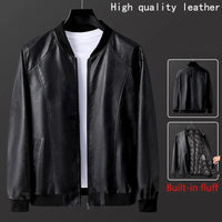 Bikerjacke| Leder-Bomberjacke