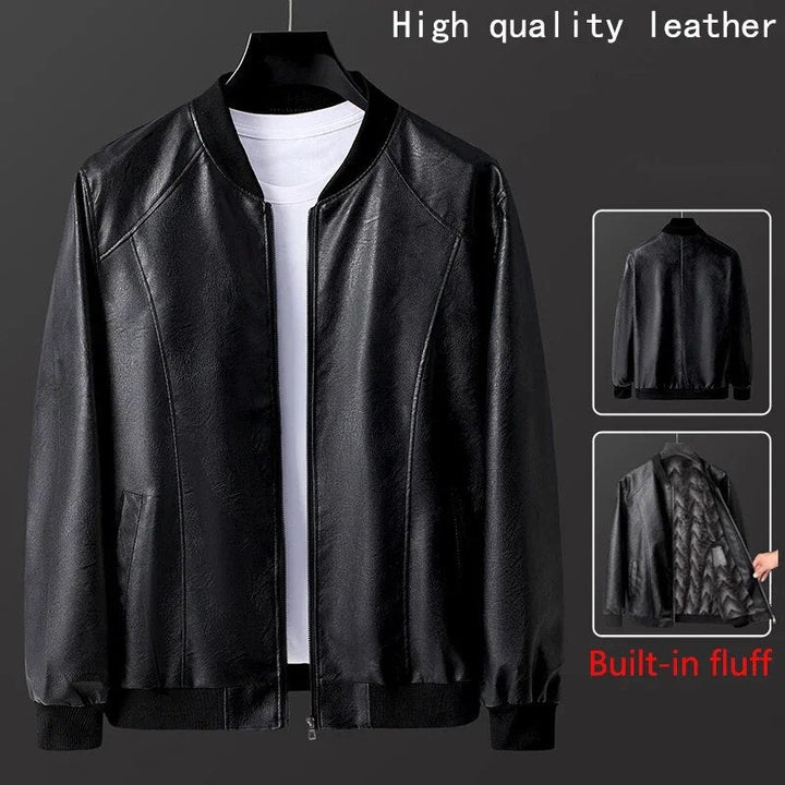 Bikerjacke| Leder-Bomberjacke