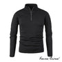 Rollkragenpullover mit Reißverschluss | Dickere Pullover mit halbem Reißverschluss